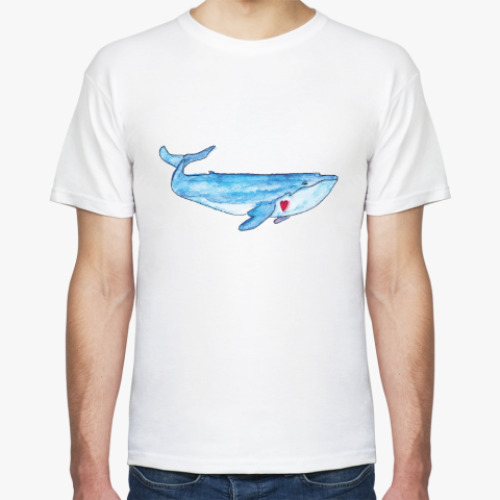 Футболка с принтом Кит