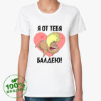 Женская футболка органик