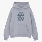 Толстовка худи оверсайз