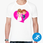 Мужская спортивная футболка