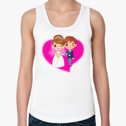 Женская майка с принтом Пара