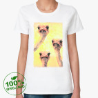 Женская футболка органик