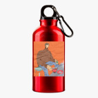 Металлическая бутылка 400 мл UV-DTF