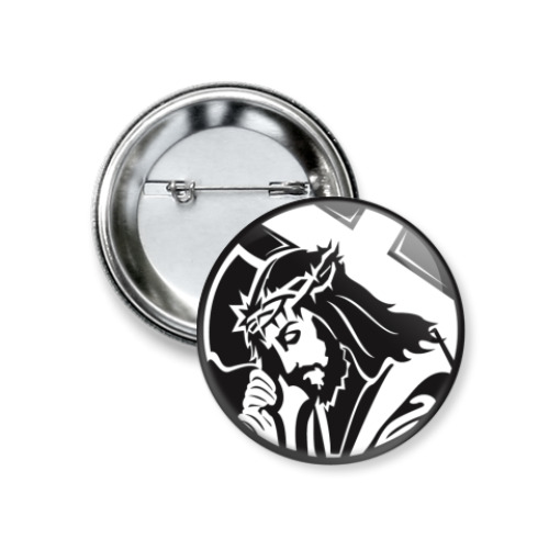 Значок 37мм с принтом  37 мм