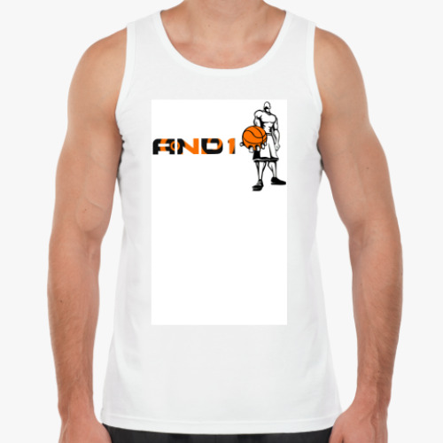 Майка с принтом AND1