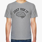 Классическая футболка Мозг