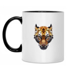 Кружка двухцветная