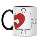 Кружка двухцветная