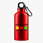 Металлическая бутылка 400 мл UV-DTF