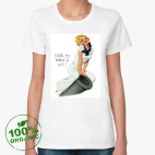 Женская футболка органик