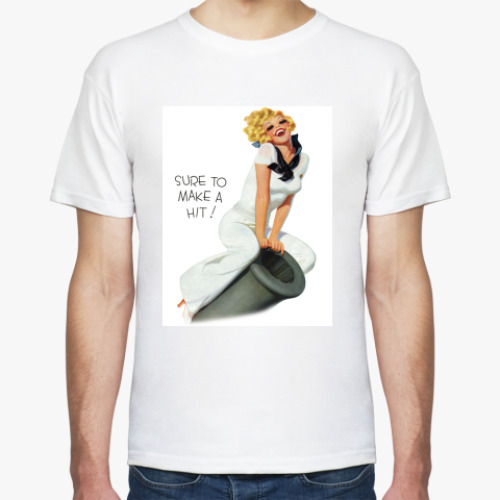 Футболка с принтом Pin-Up Girl