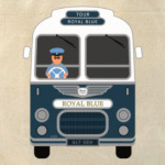 Royal Blue Coach