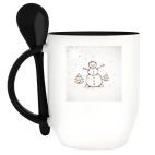 Кружка с ложкой