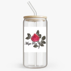 Банка с бамбуковой крышкой