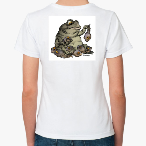 Классическая футболка с принтом ToadMama