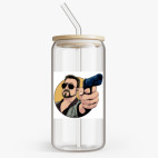 Банка с бамбуковой крышкой