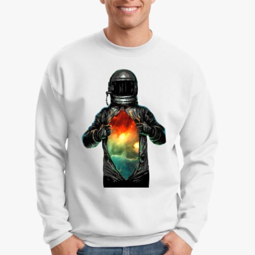 Свитшот с принтом Космос внутри меня