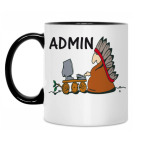 Кружка двухцветная