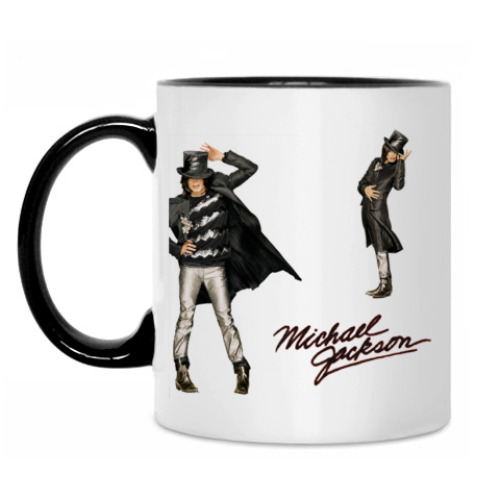 Кружка с принтом MJ