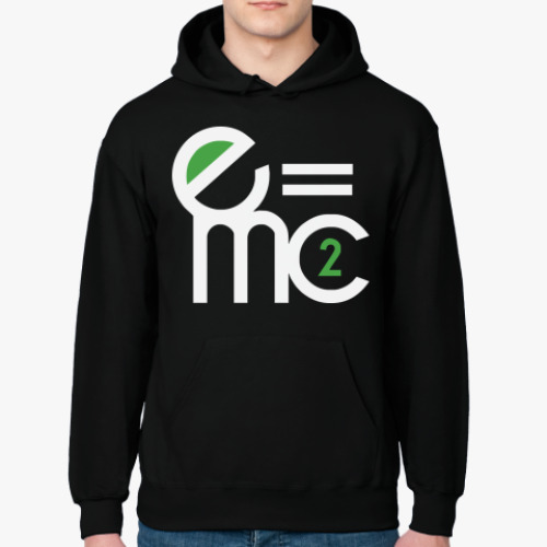 Толстовка худи с принтом Йа гений