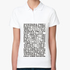 Женская рубашка поло