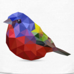Птичка из полигонов