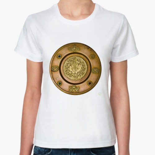 Классическая футболка с принтом украшение