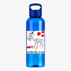 Прозрачная спортивная бутылка