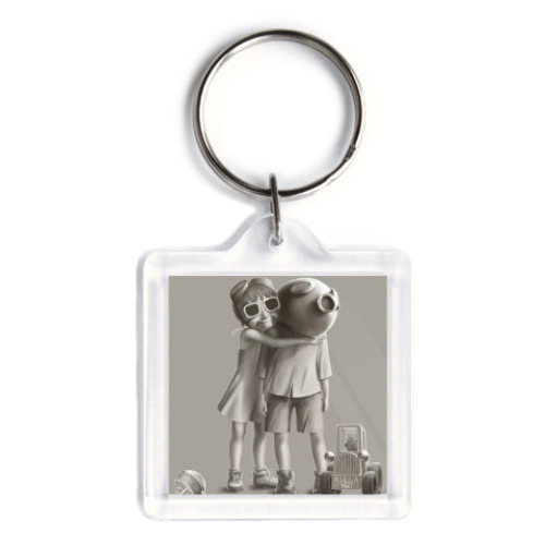 Брелок с принтом Дети