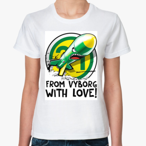 Классическая футболка с принтом FVWL!