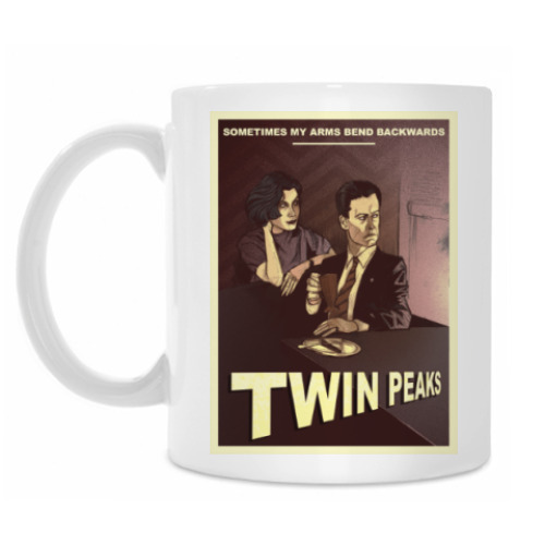 Кружка с принтом Твин Пикс Twin Peaks