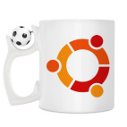 Кружка с футбольным мячиком