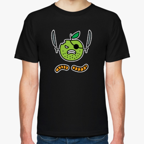 Футболка с принтом Badass apple