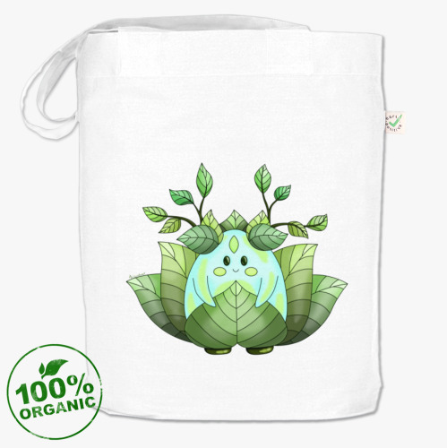 Сумка шоппер с принтом Милый лесной дух