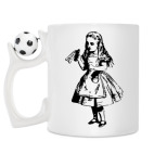 Кружка с футбольным мячиком