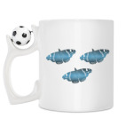 Кружка с футбольным мячиком