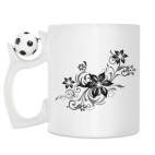 Кружка с футбольным мячиком