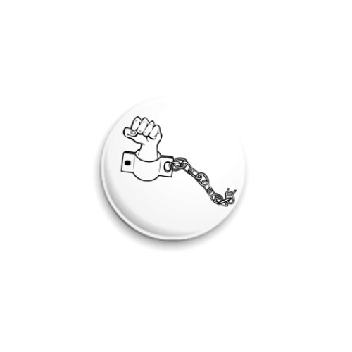 Значок 25мм с принтом Independence