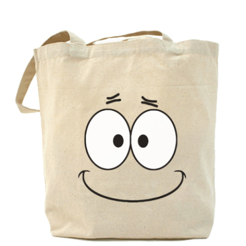 Сумка шоппер с принтом Smile