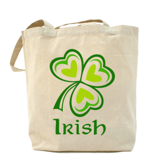 Сумка шоппер с принтом Irish