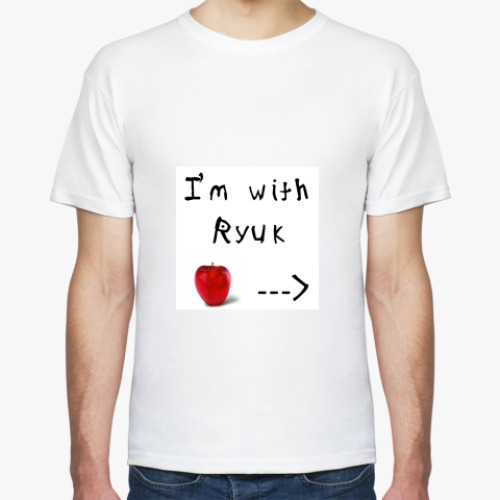 Футболка с принтом I'm with Ryuk