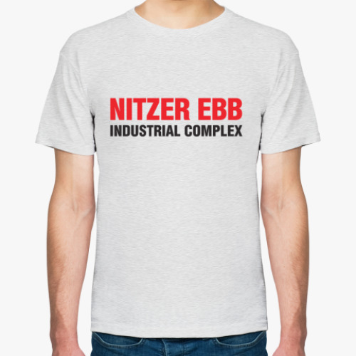 Футболка с принтом nitzer ebb