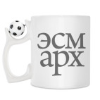 Кружка с футбольным мячиком