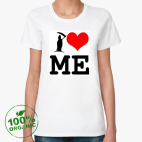 Женская футболка органик