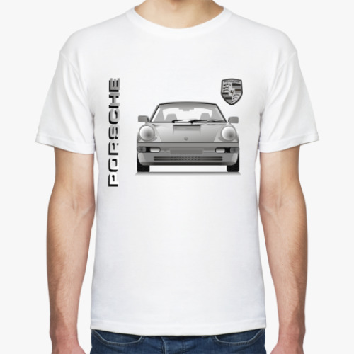 Футболка с принтом Porsche