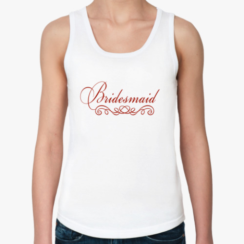 Женская майка с принтом Bridesmaid