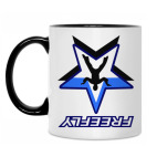 Кружка двухцветная