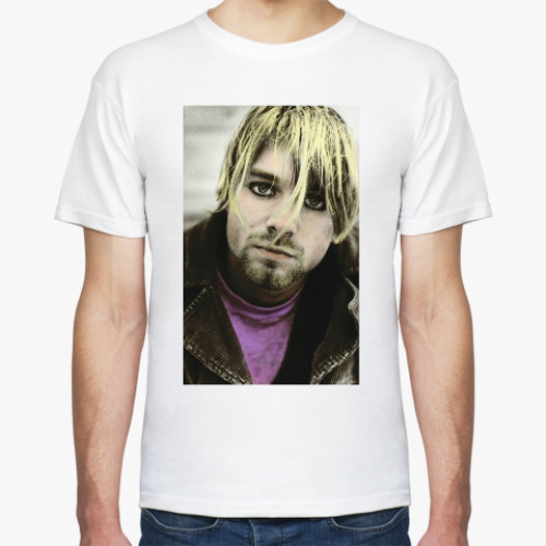 Футболка с принтом KURT COBAIN