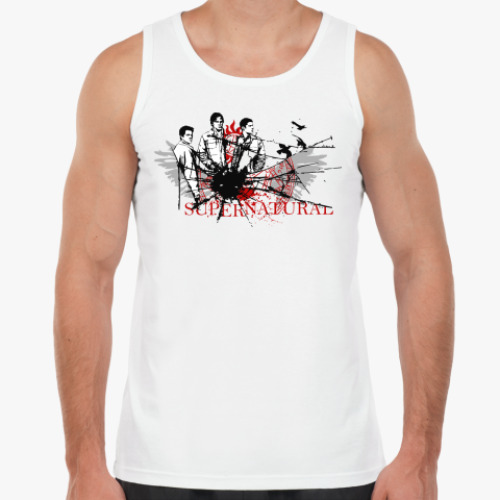 Майка с принтом SPN