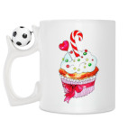 Кружка с футбольным мячиком